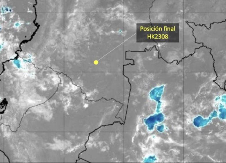 Imagen satelital meteorológica. FOTO: Informe DIACC Imagen satelital meteorológica. FOTO: Informe DIACC