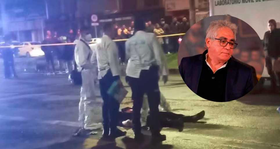 El director de la UNP, Augusto Rodríguez, y su hija resultaron ilesos. Uno de los atacantes murió en la escena del crimen. FOTO: CORTESÍA