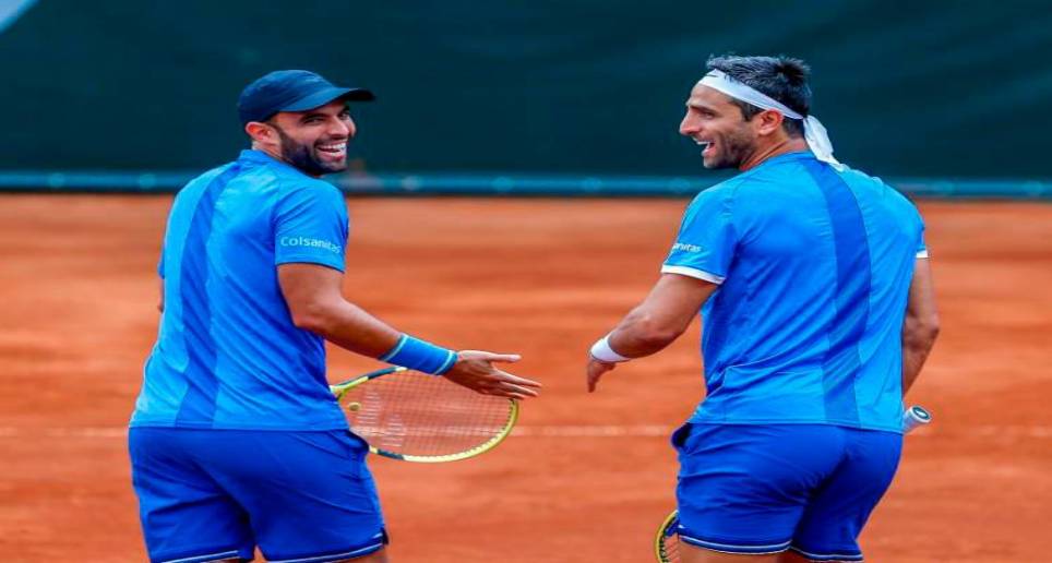 Los doblistas colombianos esperan seguir subiendo de nivel y poder llegar, como mínimo, a las semifinales del torneo como lo hicieron en 2021. FOTO: JUAN A. SANCHEZ 