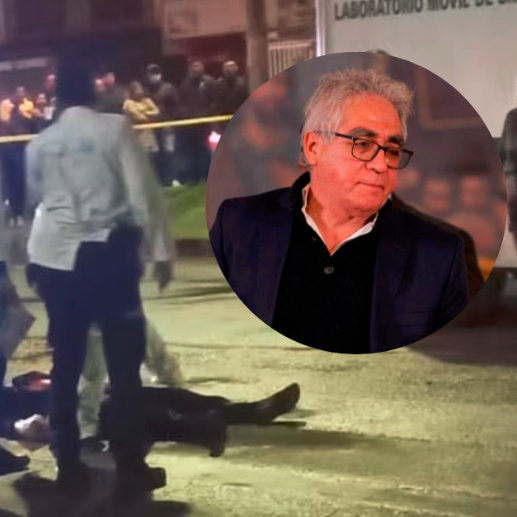 El director de la UNP, Augusto Rodríguez, y su hija resultaron ilesos. Uno de los atacantes murió en la escena del crimen. FOTO: CORTESÍA