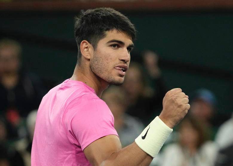 Carlos Alcaraz actualmente es segundo en el ranking ATP. FOTO TWITTER @MundoDeTenis