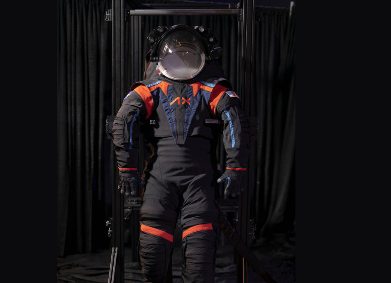 Este traje se probará en un ambiente con características similares a las del espacio antes de ser portado por los astronautas hacia la Luna. FOTO: Nasa