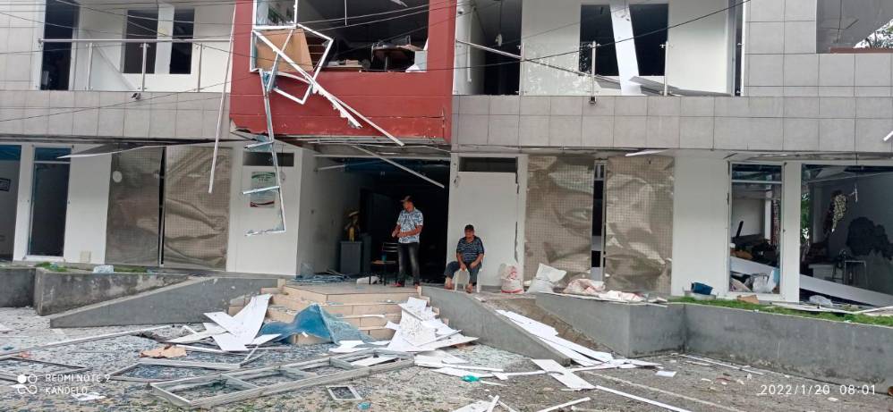 El hecho que más miedo causó a los araucanos fue la detonación por las disidencias de un carrobomba en Saravena, el pasado 20 de enero por las disidencias. Una persona murió. FOTO cortesía