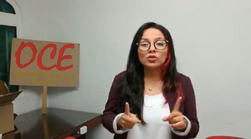 Jennifer Pedraza fue elegida representante a la Cámara por Bogotá luego de liderar el paro estudiantil de 2018 al inicio del gobierno de Iván Duque. FOTO CORTESÍA
