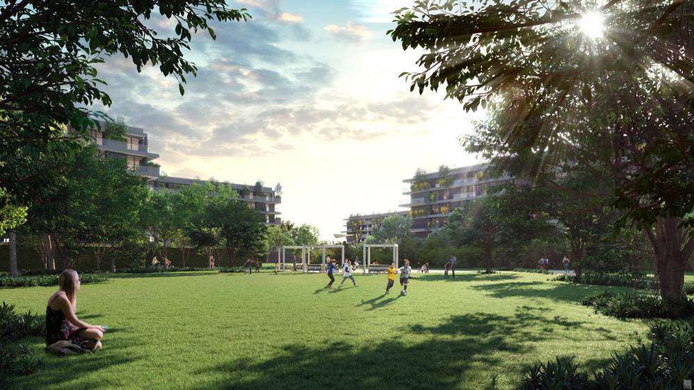 Un gran parque es el eje de este nuevo proyecto Morros en Serena del Mar. FOTO: Cortesía