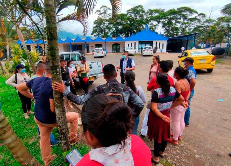 Hay presencia de organismos de control en Puerto Leguízamo que están verificando las denuncias de la comunidad. FOTO TWITTER DEFENSORÍA DEL PUEBLO