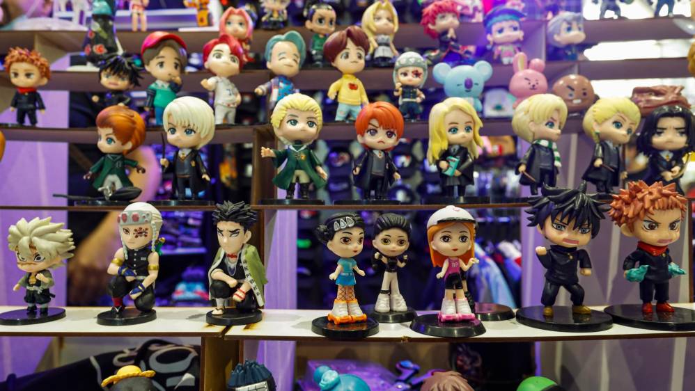 Objetos para coleccionistas se vieron en Comic Con. Foto: Manuel Saldarriaga 