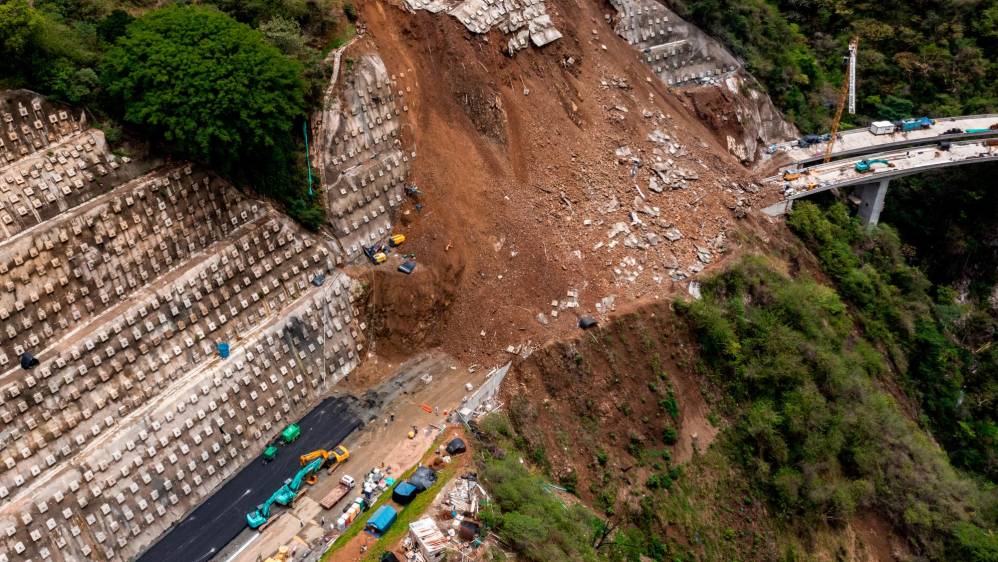 Las obras de este megaproyecto, que forma parte de las troncales del Pacífico 1, 2 y 3, tienen un avance total del 94%, según la concesión Covipacífico. Foto: Camilo Suárez Echeverry