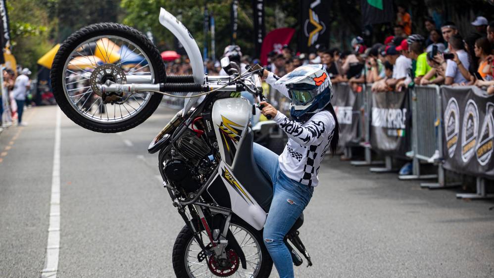 El evento familiar se disfrutó de forma gratuita en el la calle 41 sur con carrera 46A, al lado del Patinódromo de Los Almendros. Foto: MANUEL SALDARRIAGA QUINTERO.