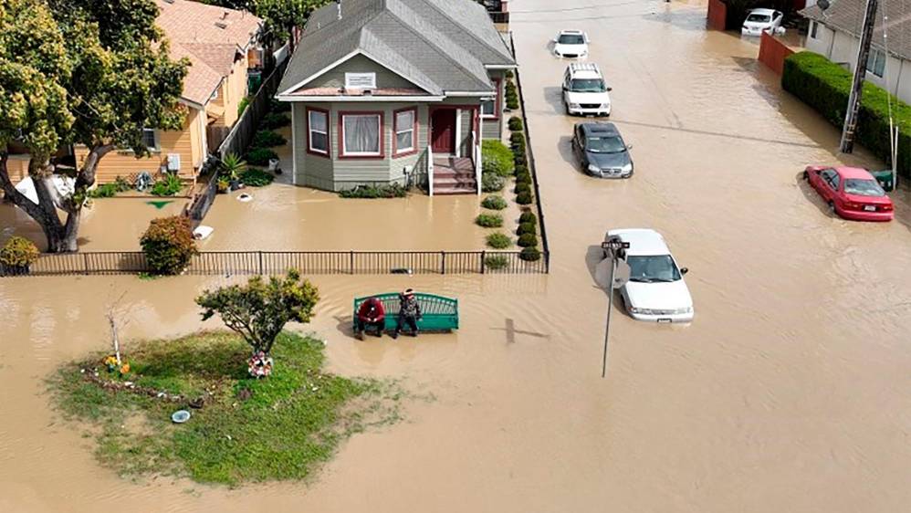 Las áreas más vulnerables a las inundaciones en California incluyen las llanuras aluviales, las áreas costeras y los cañones. Foto: Getty