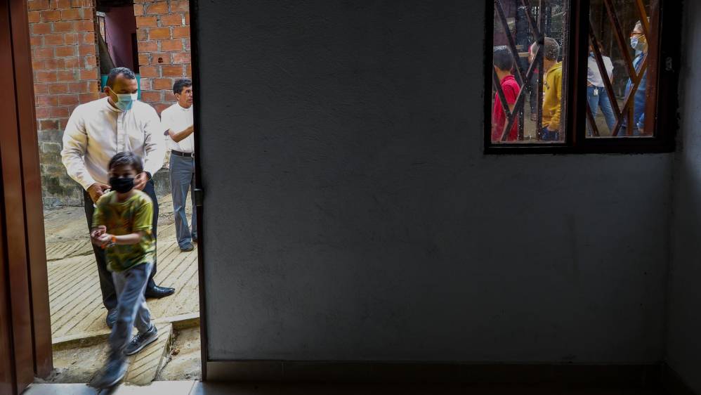 El Comedores parroquial fue creado gracias a la apoyo de la comunidad. 
