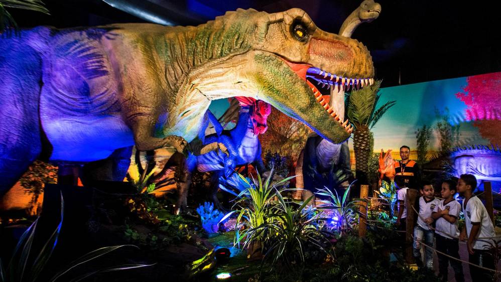 En imágenes | Comfenalco abrió en Medellín una exposición de gran formato de dinosaurios y dragones En imágenes | Comfenalco abrió en Medellín una exposición de gran formato de dinosaurios y dragones