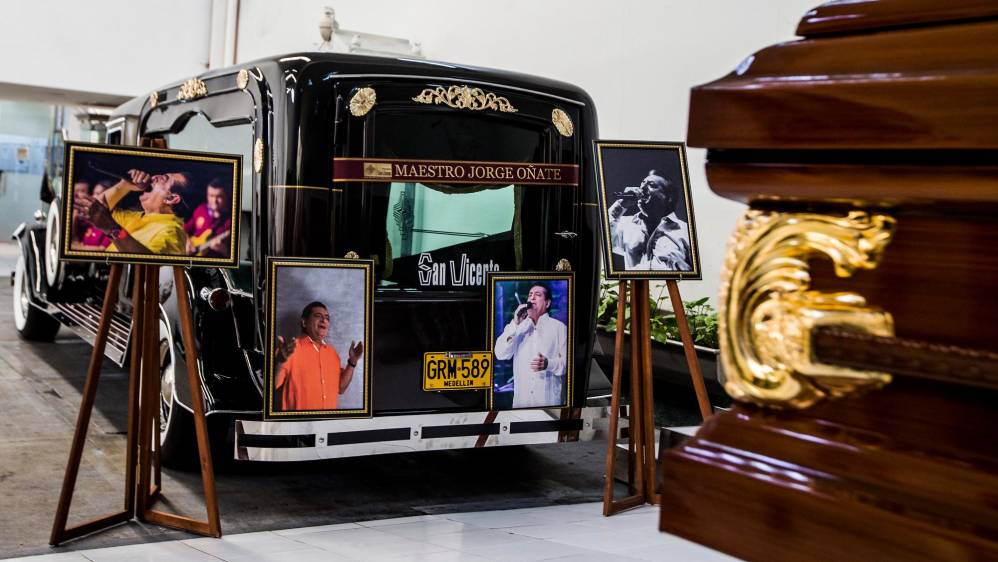 El cuerpo del cantante fue llevado a Valledupar donde se realizarán homenajes antes de su sepultura. Foto Julio César Herrera