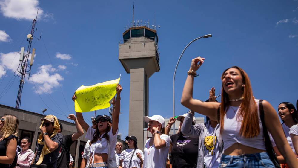 Además de los viajeros afectados también están en riesgo miles de empleos, gran parte de ellos en el departamento de Antioquia. Foto: Carlos Velásquez