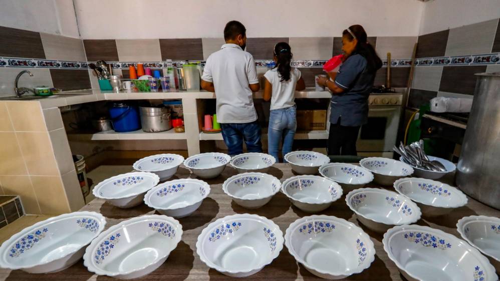 El comedor queda ubicado dentro de un espacio parroquial, para beneficio de los niños. 