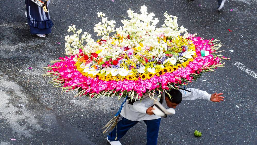 Con el desfile se clausuró la edición 2022 de la Feria de las Flores. Foto: CAMILO SUÁREZ ECHEVERRY. Foto: MANUEL SALDARRIAGA QUINTERO.
