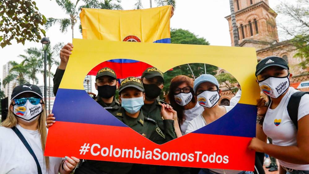 Así fue la marcha “Colombia te llevo en el corazón” en Medellín Así fue la marcha “Colombia te llevo en el corazón” en Medellín