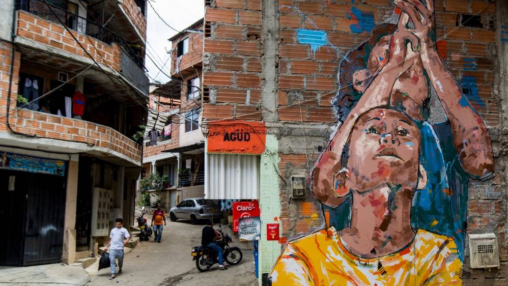El proyecto avanza en tres fases y aportará al desarrollo integral de esta comuna, mejorando el paisaje, promoviendo la convivencia y entregando a Medellín un nuevo destino turístico y cultural para recorrer y disfrutar. Foto: Julio César Herrera