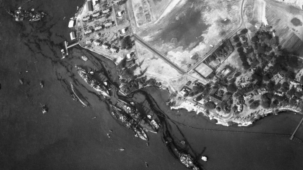 El ataque japonés también hundió tres cruceros, tres destructores, un buque escuela y un minador. Foto: Getty