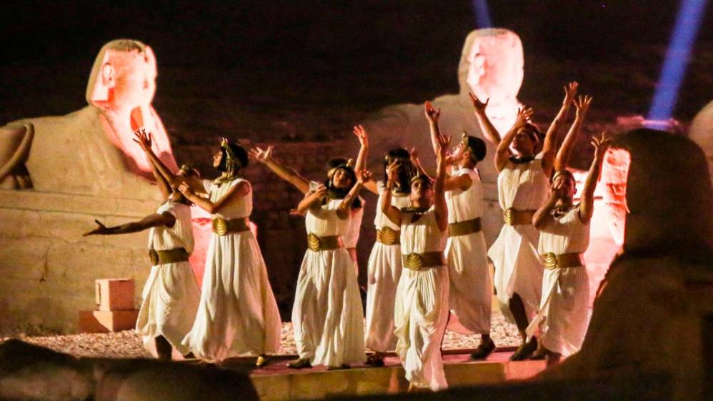 Con bailes autóctonos del país se realizó la ceremonia oficial de inauguración. FOTOS: GETTY.