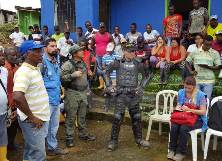 En la zona quieren concertar la sustitución de cultivos de uso ilícito. FOTO: Cortesía Winston Viracachá