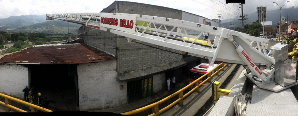 Incendio dejó cuatro lesionados en Bello - El Colombiano
