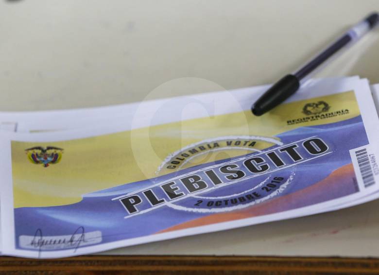 La victoria del No en el plebiscito se logró por el estrecho margen de 55.651 votos. FOTO Archivo Julio César Herrera Echeverri