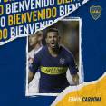 El volante antioqueño, de 27 años, fue confirmado como nuevo jugador de Boca. Cardona regresa al club tras dos años. FOTO TOMADA DE BOCA JUNIORS