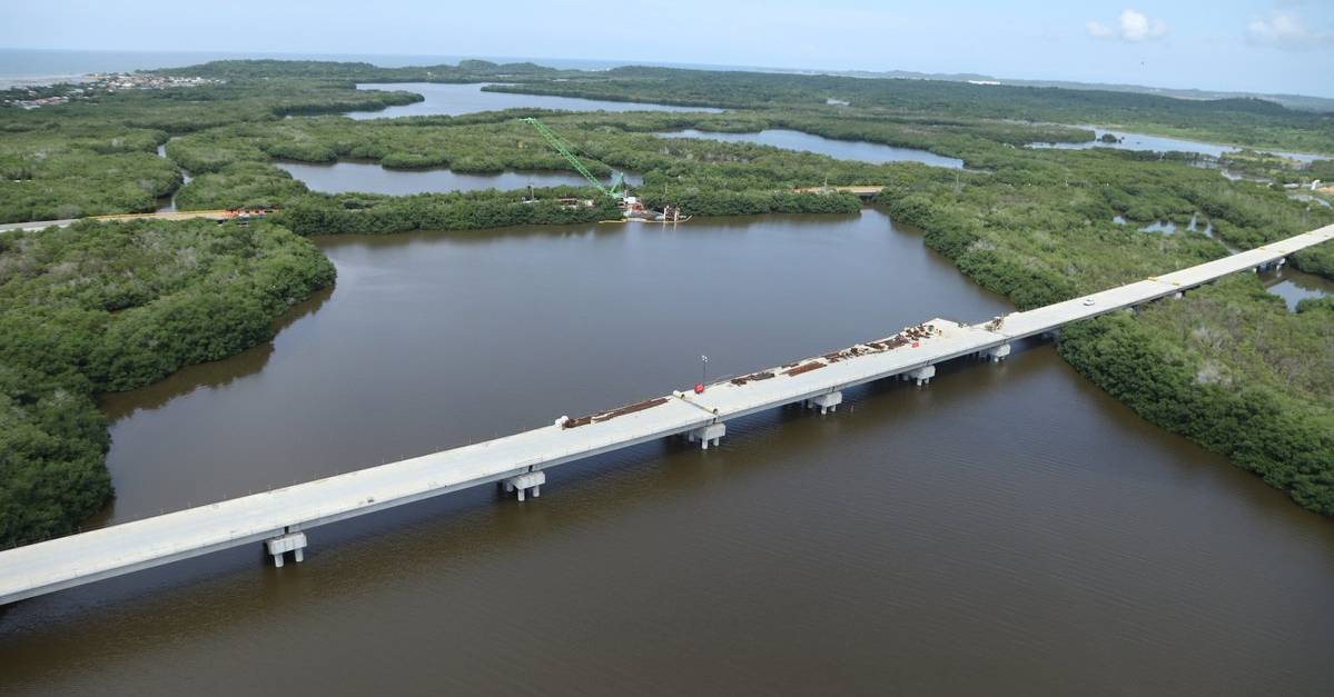 Así se ve terminado el puente más largo de Colombia