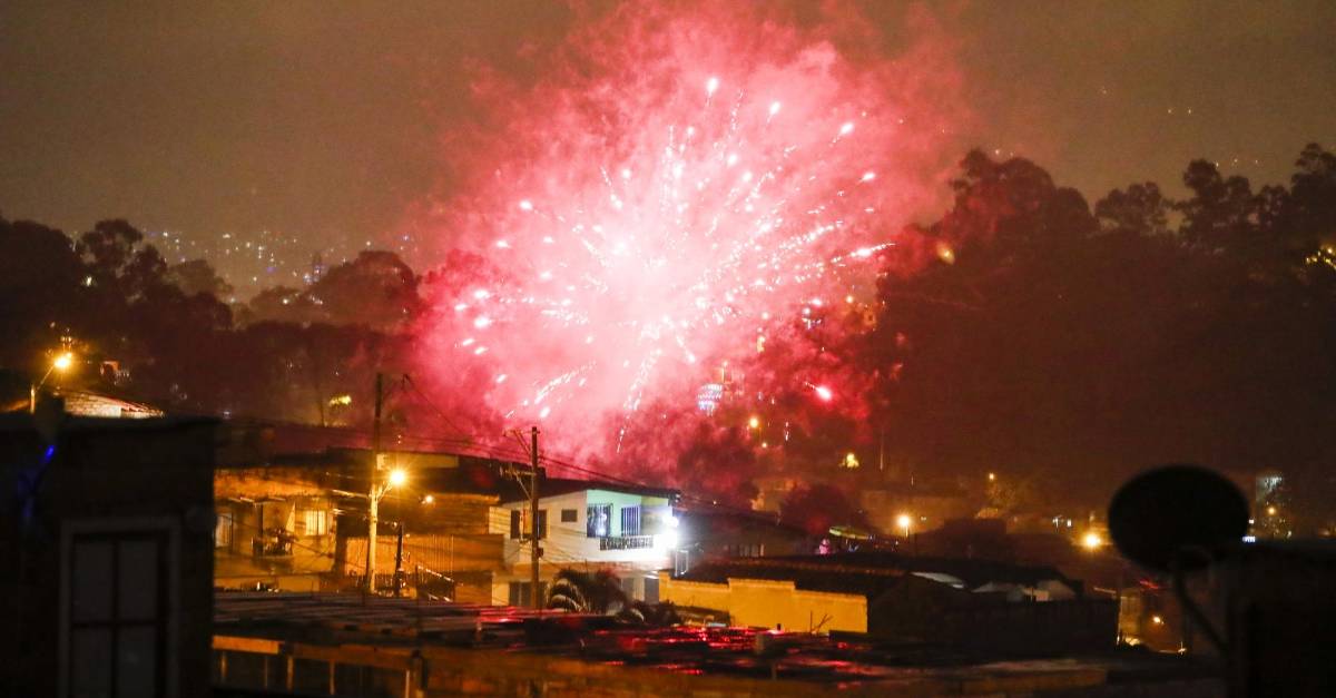 Imágenes de la alborada en Medellín y Envigado
