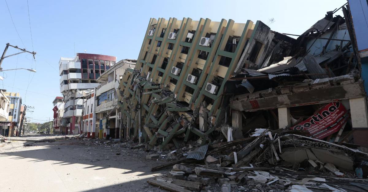 Sismo de magnitud 6,1 sacudió a Ecuador esta madrugada