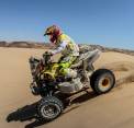 Christian Cajicá ha estado en los últimos tres Dakar. En 2016 y 2017 abandonó. Llegar a la meta, su anhelo. FOTO CORTESÍA CAJICÁ