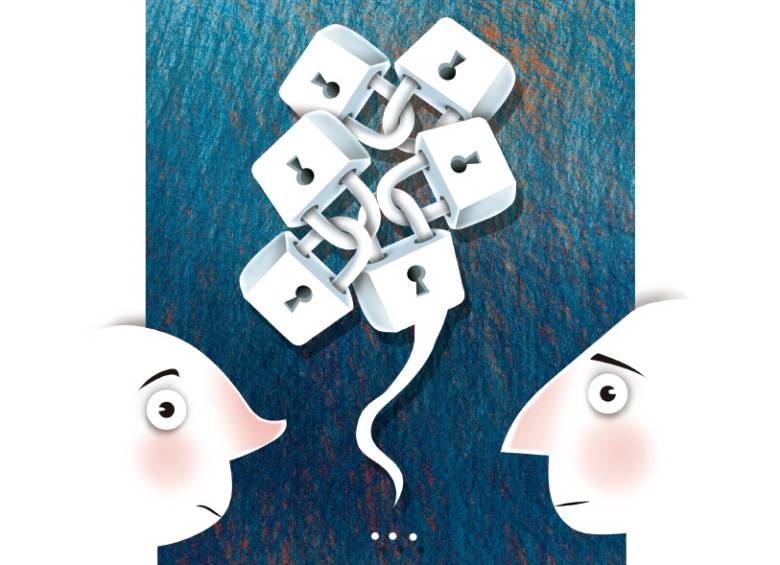 El silencio ilustración Elena ospina