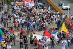 Marchas del 21 de octubre en Medellín. FOTO JUAN ANTONIO SÁNCHEZ