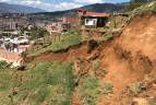 Seis viviendas evacuadas por fallas en el terreno y unas 30 personas autoalbergadas en casas de familias y amigos. FOTO: Julio Cesar Herrera.