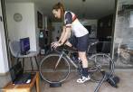 Laura Acevedo alterna sus entrenamientos con rutinas en casa y salidas los fines de semana. FOTO Manuel Saldarriaga 