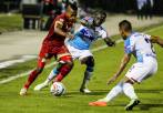 El lateral Fabián Viáfara fue el encargado del remate para el segundo gol de Rionegro ante Once Caldas. FOTO edwin bustamante
