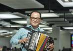 Alfredo Gutiérrez, quien suma más de 100 álbumes en 60 años de carrera, acaba de estrenara el álbum El Champetú, dedicado a la champeta.Foto Andrés Camilo Suárez Echeverry
