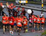 En los 21k se vivieron momentos dramáticos por la muerte del atleta Juan Camilo Arboleda, y el accidente del keniata Kiptum Kiprono. FOTO JULIO CÉSAR HERRERA 