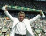 Stewart es un asiduo asistente a los partidos de Celtic como local. FOTO: AFP
