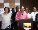 En la visita de empresarios a La Habana, tuvieron reuniones con el Gobierno y las Farc (foto) de manera separada. FOTO Colprensa.