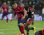Imágenes del duelo entre DIM y América. Este martes el club antioqueño recibe al Emelec de Ecuador. FOTO Manuel saldarriaga