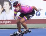 La antioqueña Fabriana Arias fue la gran figura del Nacional de patinaje que se cumplió en Cúcuta. FOTO EDWIN BUSTAMANTE