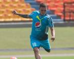 Juan Fernando Quintero es duda para el duelo del sábado ante Once Caldas en el Atanasio Girardot. FOTO manuel saldarriaga 