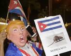 El electo presidente de Estados Unidos, Donald Trump, fue muy mentado por quienes celebraron la muerte de Fidel Castro. FOTO AP