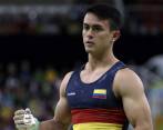 Jossimar Calvo terminó décimo en las finales de la competencia múltiple de la gimnasia artística. FOTO AP