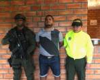 Alias “Sombra” fue capturado en el municipio de El Peñol, en el Oriente antioqueño. FOTO POLICÍA METROPOLITANA