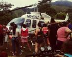 Helicóptero atacado en Hacarí, Norte de Santander. Foto: Cortesía 