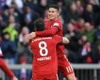 El colombiano James Rodríguez jugó su sexto partido consecutivo con el Bayern de Múnich en esta temporada. FOTO REUTERS
