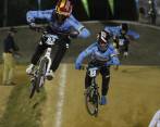 Juan Esteban Naranjo, número 82, se llevó el oro en la categoría juvenil del Panamericano de BMX. FOTO JAIME PÉREZ